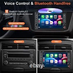 Double Din Car Stereo Bluetooth Radio Apple Carplay Android Auto 7 Touch Screen