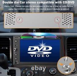 Double Din Car Stereo Carplay & Android Auto, 7 Inch Car Radio CD Dvd Camera GPS