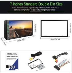 Double Din Car Stereo Compatible with Apple CarPlay & Android Auto 7'' HD Touch