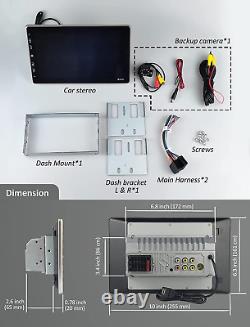 Double Din Car Stereo Corehan 10 Inch Touchscreen Car Radio Bluetooth Multimed