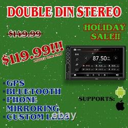 Double Din Car Stereo Phone Mirroring 7 Inches BONUS BACKUP CAMERA