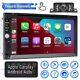 Double Din Car Stereo Radio Apple Carplay & Android Auto 7 Touch Screen Cd Dvd