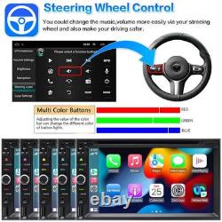 Double Din Car Stereo Radio CD DVD Player Bluetooth Apple CarPlay withBackup Cam