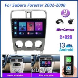 Double Din Car Stereo Radio Compatible for Subaru Forester 2002-2008 Car Play