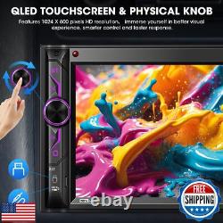 Double Din Car Stereo Receiver CarPlay Android Auto Car Digital Multimedia S