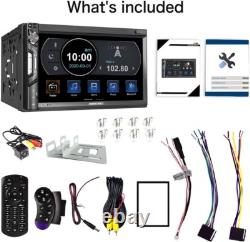 Double Din Car Stereo System 7 Inch HD Touchscreen MP5 Car Player Bluetoo