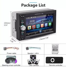 Double Din Car Stereo System Multimedia Car Radio Mirror Link Double Din 6.2'