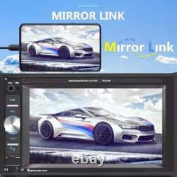 Double Din Car Stereo System Multimedia Car Radio Mirror Link Double Din 6.2'
