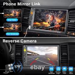 Double Din Car Stereo Touch Screen Bluetooth FM USB Auxiliary Backup Camera