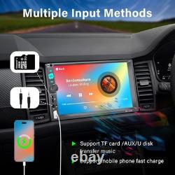 Double Din Car Stereo Touch Screen Bluetooth FM USB Auxiliary Backup Camera