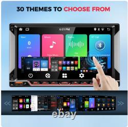Double Din Car Stereo Touch Screen Carplay Radio GPS Nav WIFI Mirror Link Camera