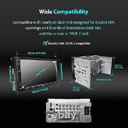 Double Din Car Stereo WL CarPlay Android Auto 7'' QLED Tscrn Car Audio Rece