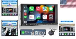 Double Din Car Stereo Wireless CarPlay Android Auto 7in Touchscreen Bluetooth