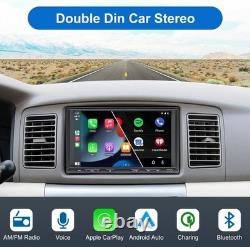 Double Din Car Stereo Wireless CarPlay Android Auto 7in Touchscreen Bluetooth
