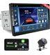 Double Din Car Stereo Wireless Carplay Android Auto 10 Adjustable Touchscreen