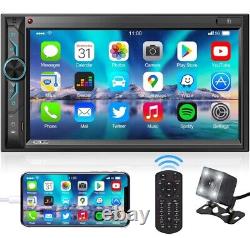Double Din Car Stereo With Bluetooth 7 In HD Car Multimedia Receiver Mp5 Player