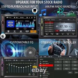 Double Din Car Stereo With Bluetooth 7 In HD Car Multimedia Receiver Mp5 Player