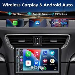 Double Din Car Stereo with 7 HD Touchscreen, Wireless Apple Carplay & Android Double Din Car Stereo with 7 HD Touchscreen, Wireless Apple Carplay & Android