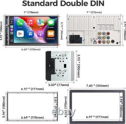 Double Din Car Stereo with 7 HD Touchscreen, Wireless Apple Carplay & Android Double Din Car Stereo with 7 HD Touchscreen, Wireless Apple Carplay & Android