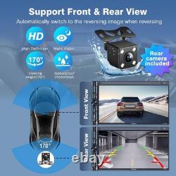 Double Din Car Stereo with Bluetooth, 240W 4.2CHN, 7 Touchscreen, SWC Car Radio