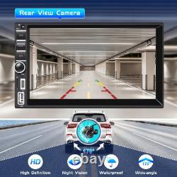 Double Din Car Stereo with Wireless Apple CarPlay & Android Auto, 7 Touchscr