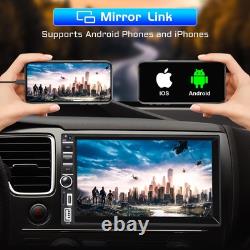 Double Din Car Stereo with Wireless Apple CarPlay & Android Auto, 7 Touchscr