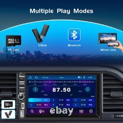 Double Din Car Stereo with Wireless Apple CarPlay & Android Auto, 7 Touchscr