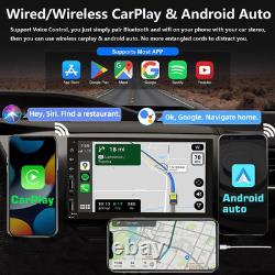 Double Din Car Stereo with Wireless Apple Carplay & Android Auto, 7Inch Touchscr