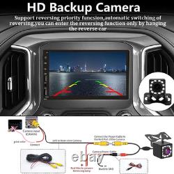 Double Din Car Stereo with Wireless Apple Carplay & Android Auto, 7Inch Touchscr