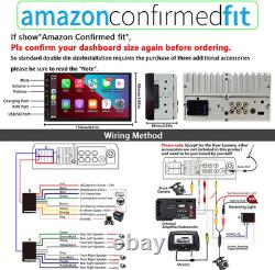 Double Din Car Stereo with Wireless Apple Carplay & Android Auto, 7Inch Touchscr