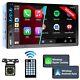 Double Din Car Stereo With Wireless Carplay, Wireless Android Auto, 7 Inch Touc