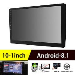 Double Din Touch Screen Car Stereo Android 8.1 10.1 HD 1080P In-dash Radio Unit