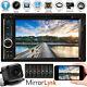 Double Din Touchscreen Car Radio Cd Dvd Stereo Mirror Link For Gps Free Camera
