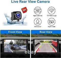 Double Din Touchscreen Car Stereo Detachable Floating QLED Car Radio 10 Inch