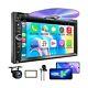 Double Din Car Stereo With Cd/dvd Player- Carplay & Android Auto, Car Audio W