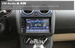 Double Dual Din Radio Car Stereo DVD Touchscreen In Dash Bluetooth 6.2 + Camera