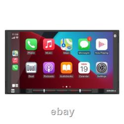 Dual 7 2 DIN Car Radio with Apple CarPlay & Android Auto