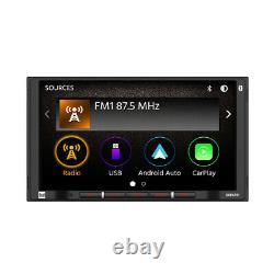Dual DCPA701 2DIN 7 Digital Media Car Stereo with Bluetooth Apple Carplay Android