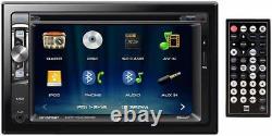 Dual Electronics 6.2 Touchscreen 2-DIN Car Stereo DVD Receiver XDVD276