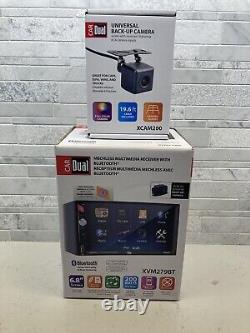 Dual Electronics 7 Double DIN Car Stereo LED Touch Screen + Back Up Camera NEW