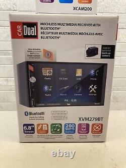 Dual Electronics 7 Double DIN Car Stereo LED Touch Screen + Back Up Camera NEW