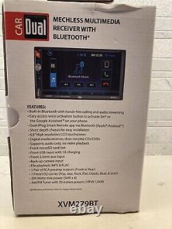 Dual Electronics 7 Double DIN Car Stereo LED Touch Screen + Back Up Camera NEW