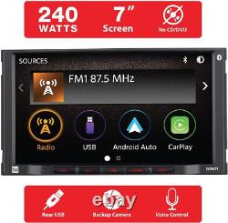 Dual Electronics DCPA71 7 Car Stereo Receiver Apple CarPlay Android Auto