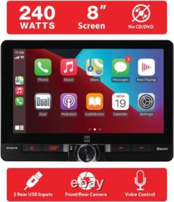 Dual Electronics DCPA81W 8 Apple CarPlay Android Auto Wired or Wireless New