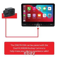Dual Electronics DMCPA10W 10.1 Wireless Apple CarPlay & Android Auto Car Stereo