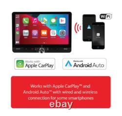 Dual Electronics DMCPA10W 10.1 Wireless Apple CarPlay & Android Auto Car Stereo