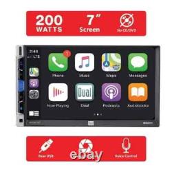 Dual Electronics XDCPA10BT 7 inch Double DIN Car Stereo Apple CarPlay & AndroidT
