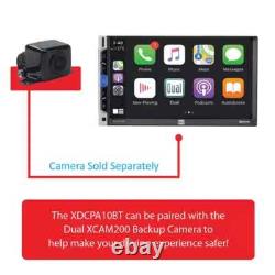 Dual Electronics XDCPA10BT 7 inch Double DIN Car Stereo Apple CarPlay & AndroidT