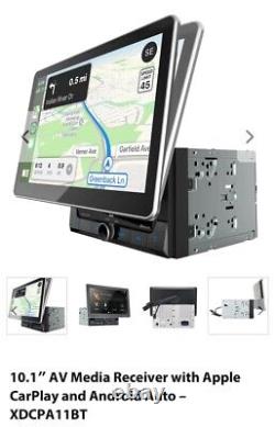 Dual Electronics XDCPA11BT 10.1 Double DIN Car Stereo Apple CarPlay Android