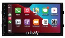 Dual Electronics XDCPA73W 7 Car Stereo Double DIN Wired and Wireless CarPlay